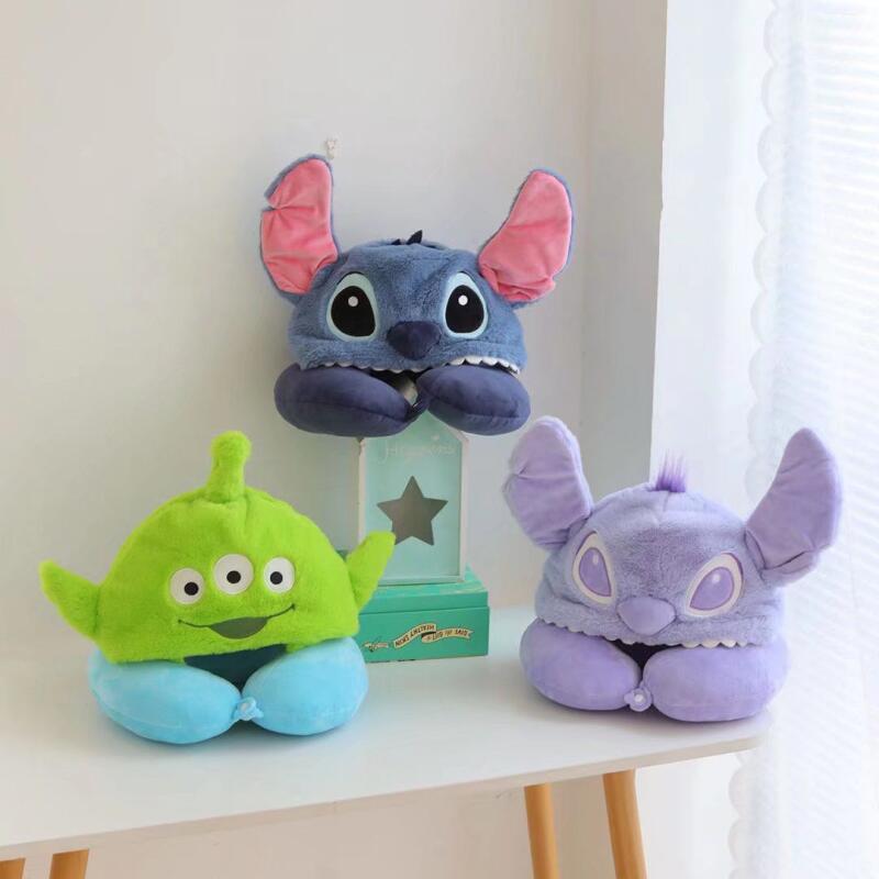 Travel Accessories Pillow - Diseny Cute Stitch Alien U-Shaped Pillow