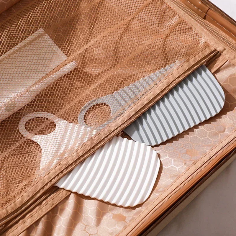 Travel Accessories For 4 Year Old - Portable Mini Washboard Non Slip Thicken