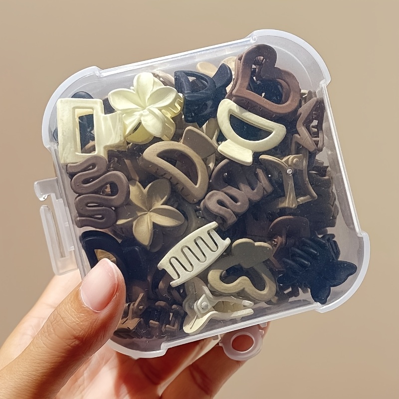 Travel Accessories For 4 Year Old - 5/10/20/30pcs Beige Mixed Pack Small Clips,
