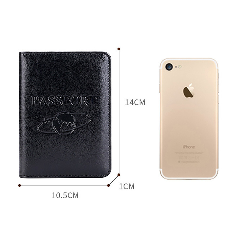 Unisex Genuine Leather Passpor - Travel Accessories Rfid recension och pris