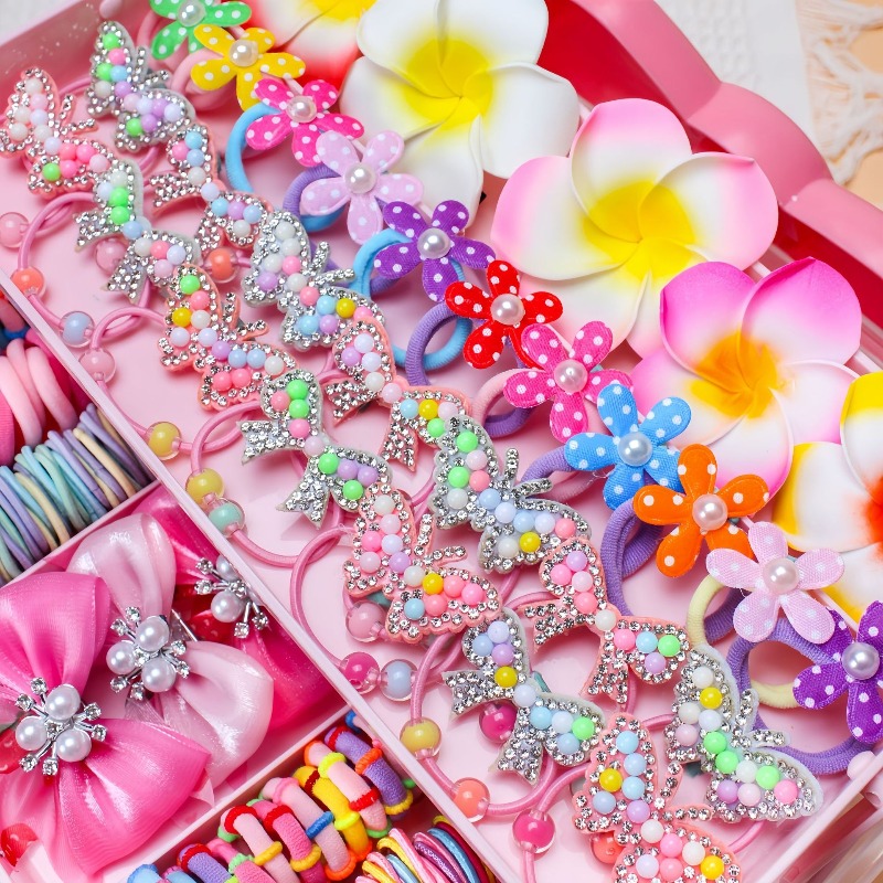 546Pcs Bow High Elastic Hair A - Travel Accessories For 4 Year Old recension och pris