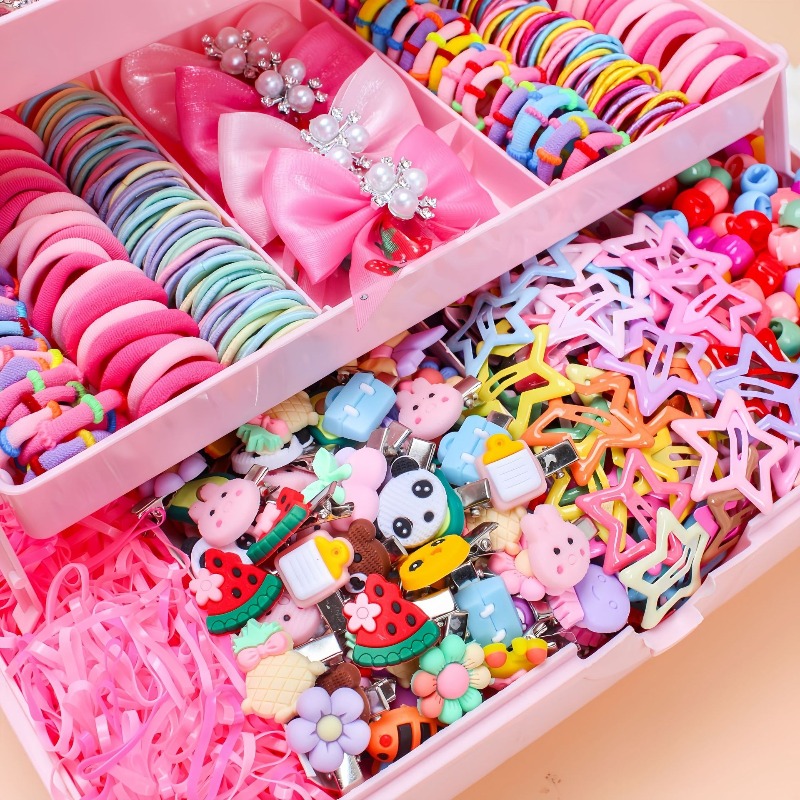 546Pcs Bow High Elastic Hair A - Travel Accessories For 4 Year Old recension och pris