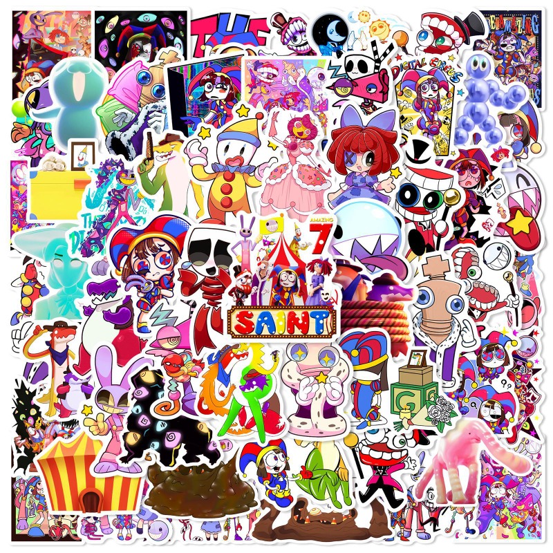 60PCS Cute The Amazing Digital - Travel Accessories Cute recension och pris