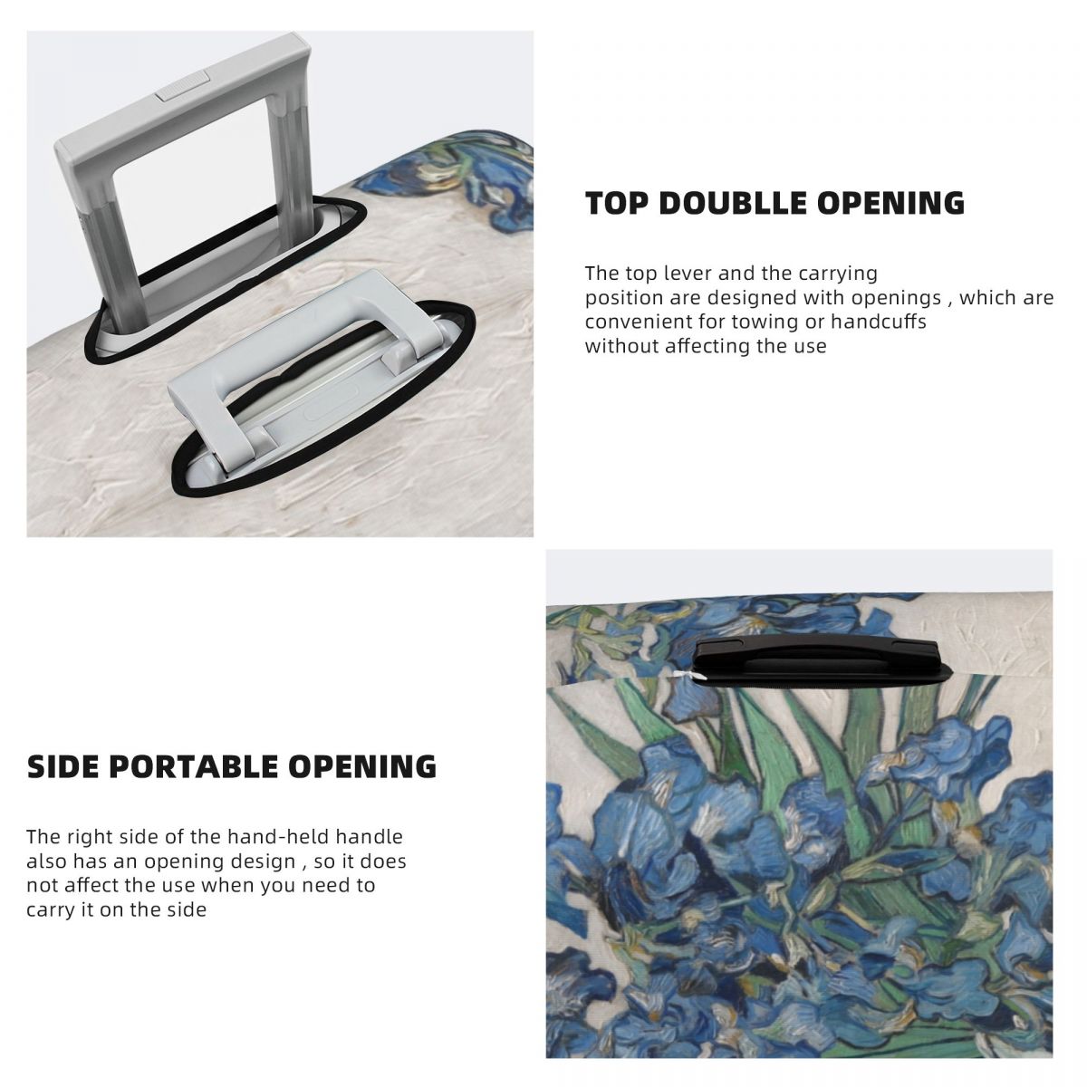 Custom Vincent Van Gogh Irises - Travel Van Accessories recension och pris