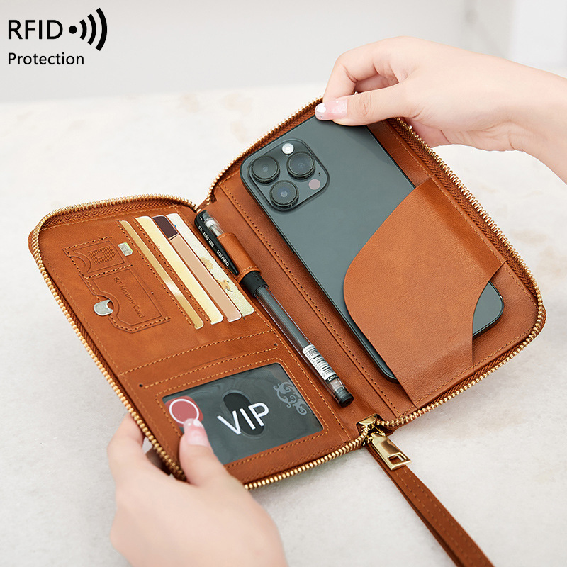 New Leather Passport Cover RFI - Travel Accessories Rfid recension och pris