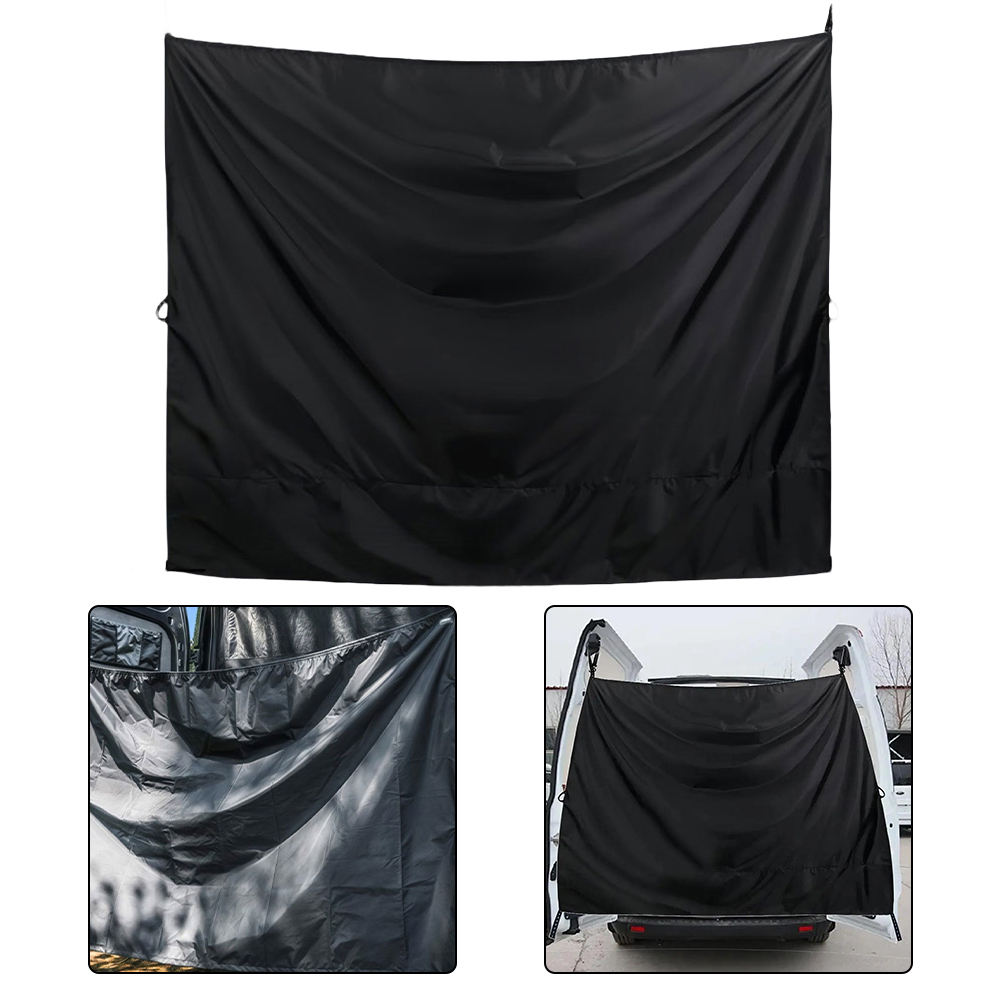 /Black /Rear /Door Curtain 180 - Travel Van Accessories recension och pris