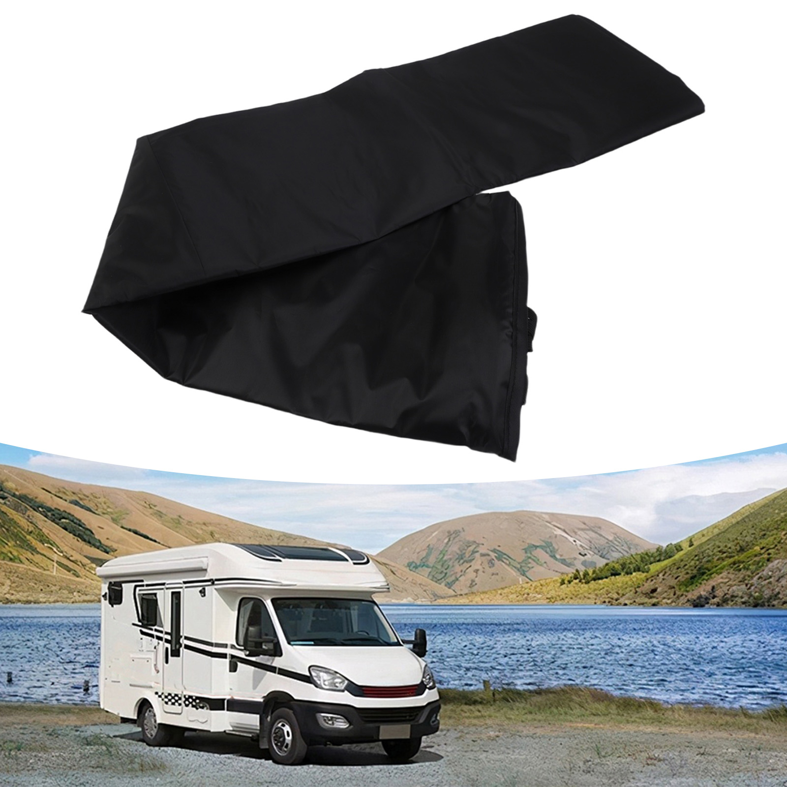/Black /Rear /Door Curtain 180 - Travel Van Accessories recension och pris