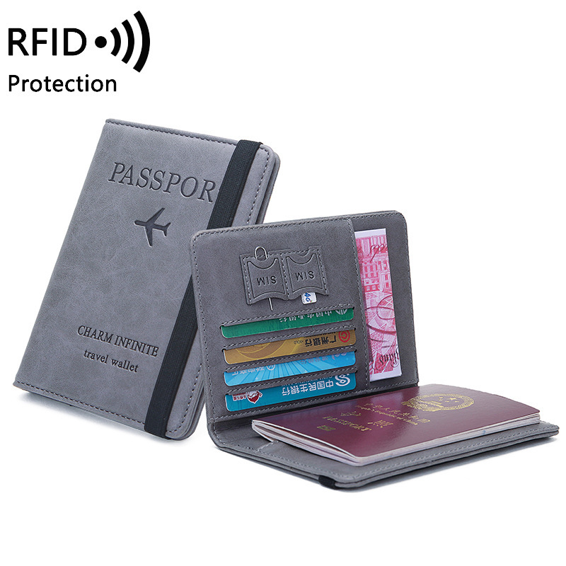Unisex PU Leather Passport Hol - Travel Accessories Rfid recension och pris