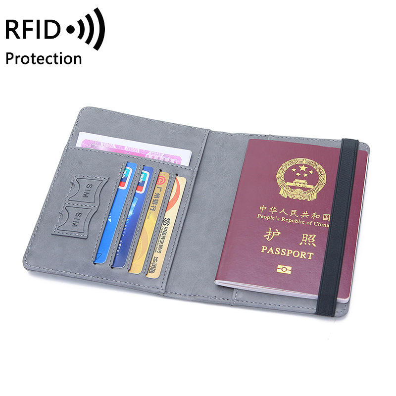 Unisex PU Leather Passport Hol - Travel Accessories Rfid recension och pris