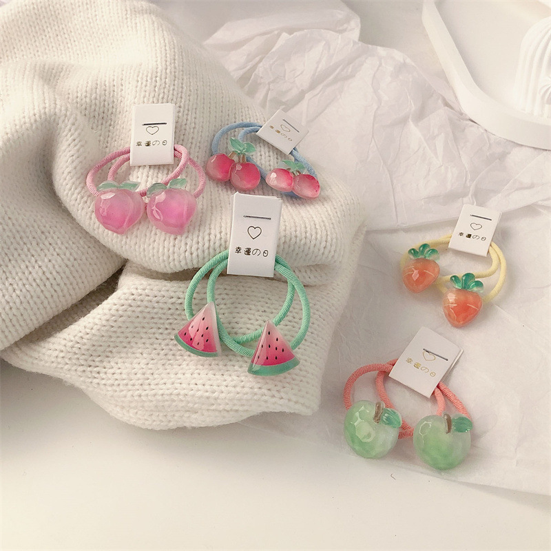 Kids Carrot Hair Ties 5 Pair N - Travel Accessories For 4 Year Old recension och pris