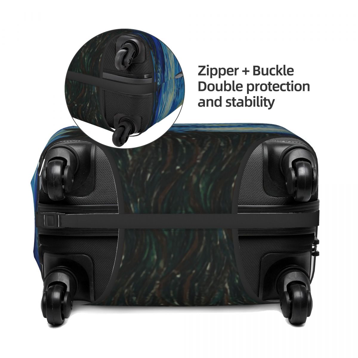 The Starry Night Luggage Cover - Travel Van Accessories recension och pris