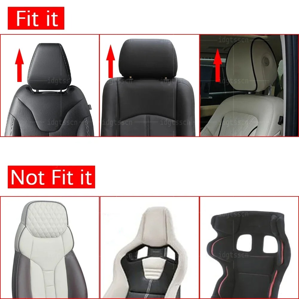 Carbon Fiber Car Seat Headrest - Travel Accessories Pillow recension och pris
