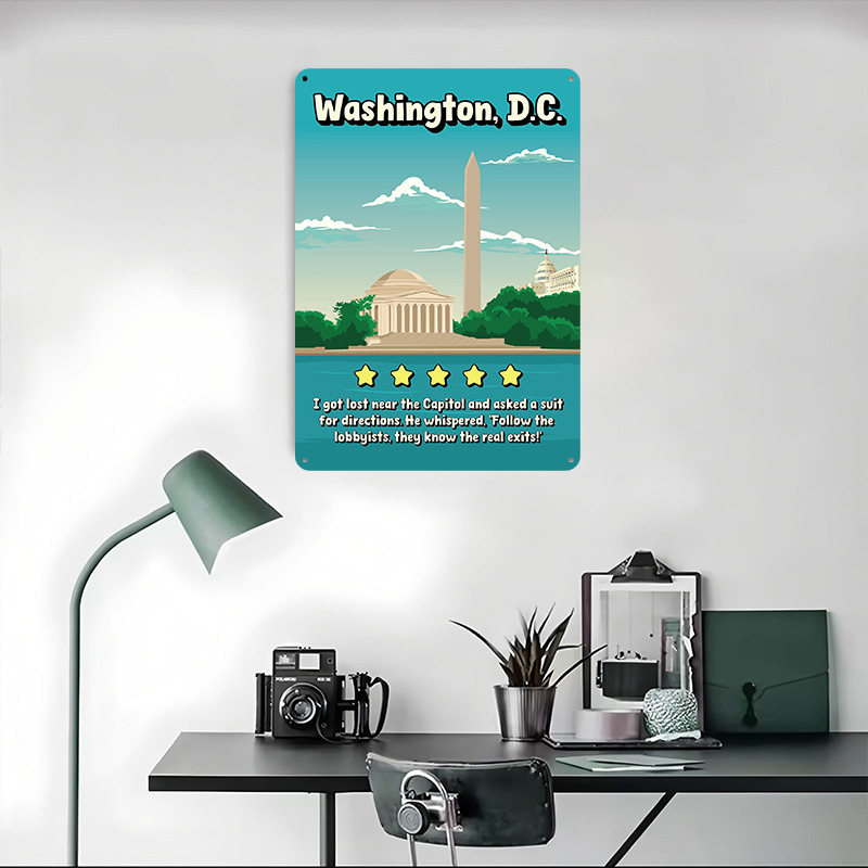 Washington D.C. Funny Review T - Travel Accessories Reviews recension och pris