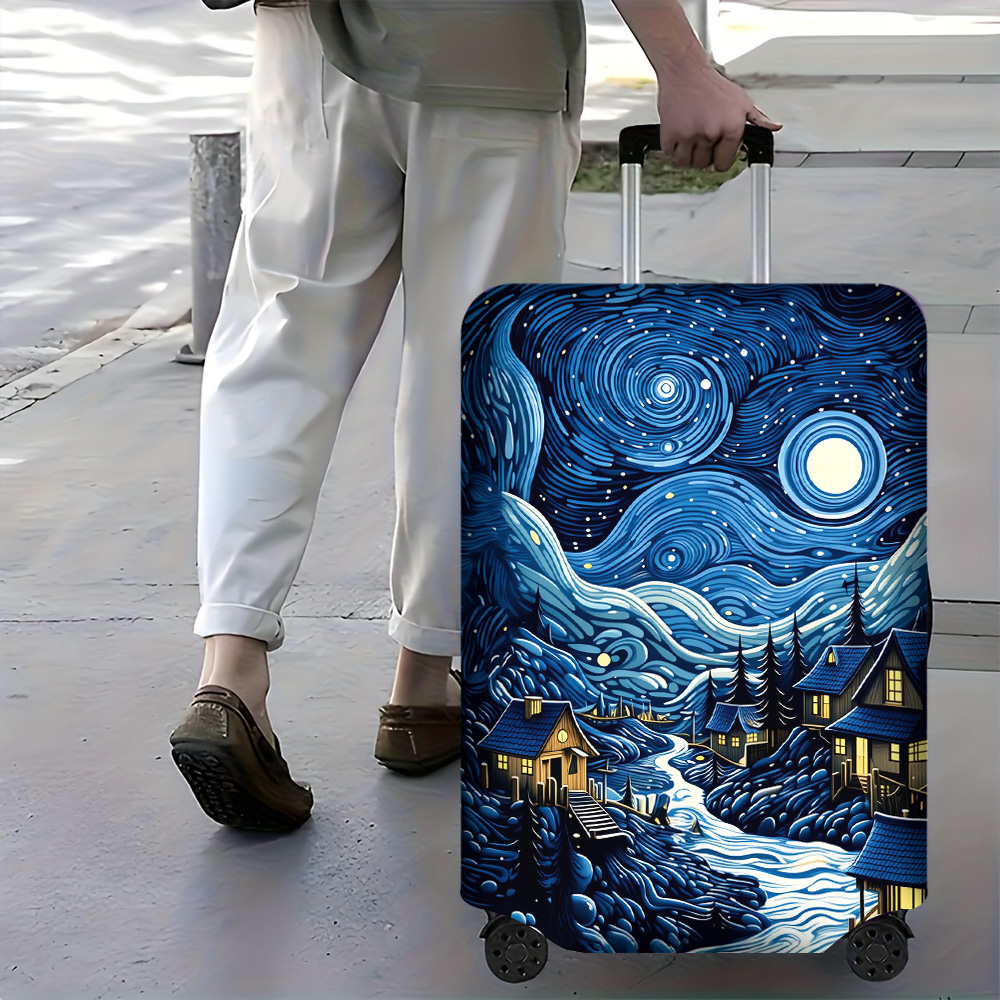 1PC Van Gogh-style printed lug - Travel Van Accessories recension och pris