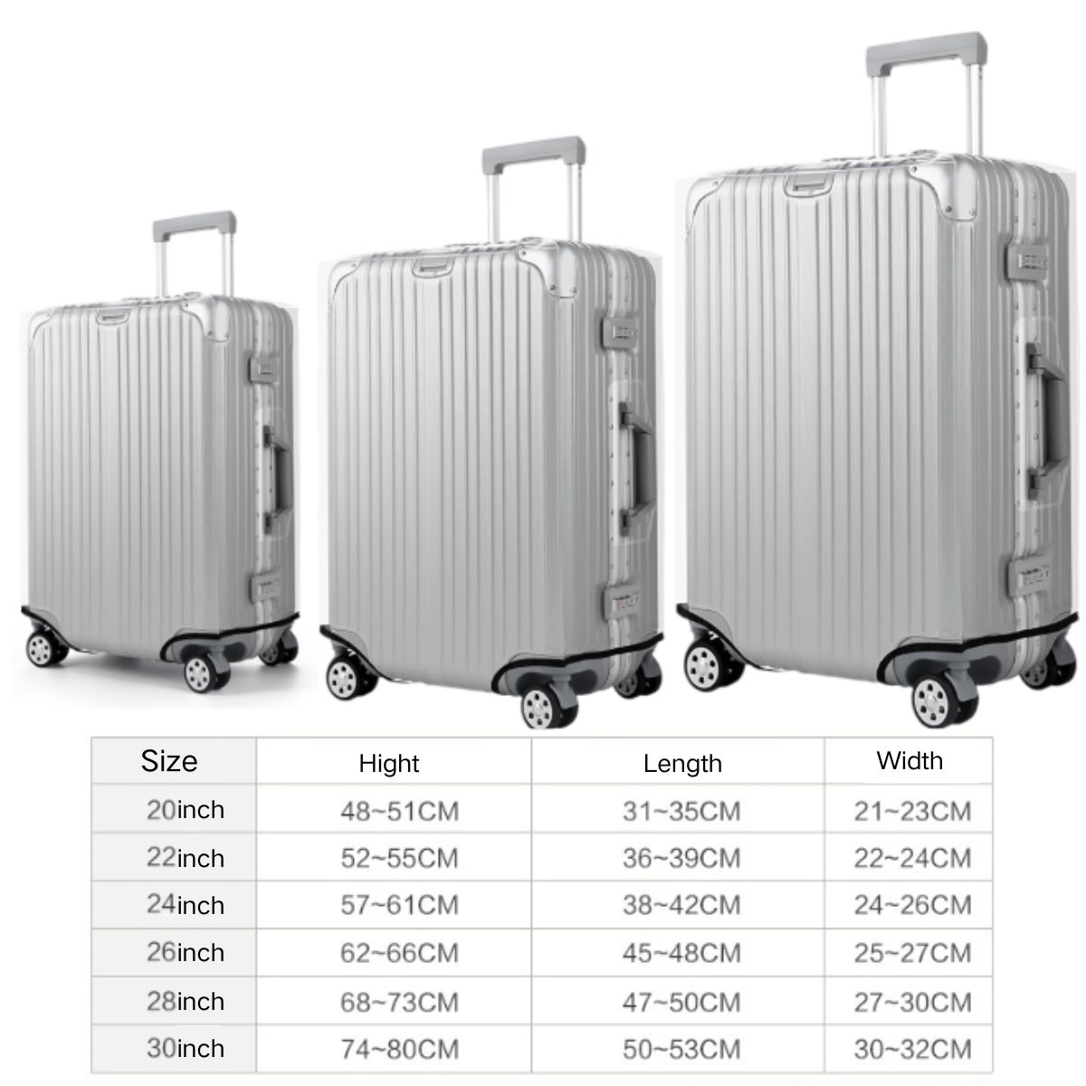 Thicken Clear Luggage Cover Pr - Travel Accessories 2022 recension och pris
