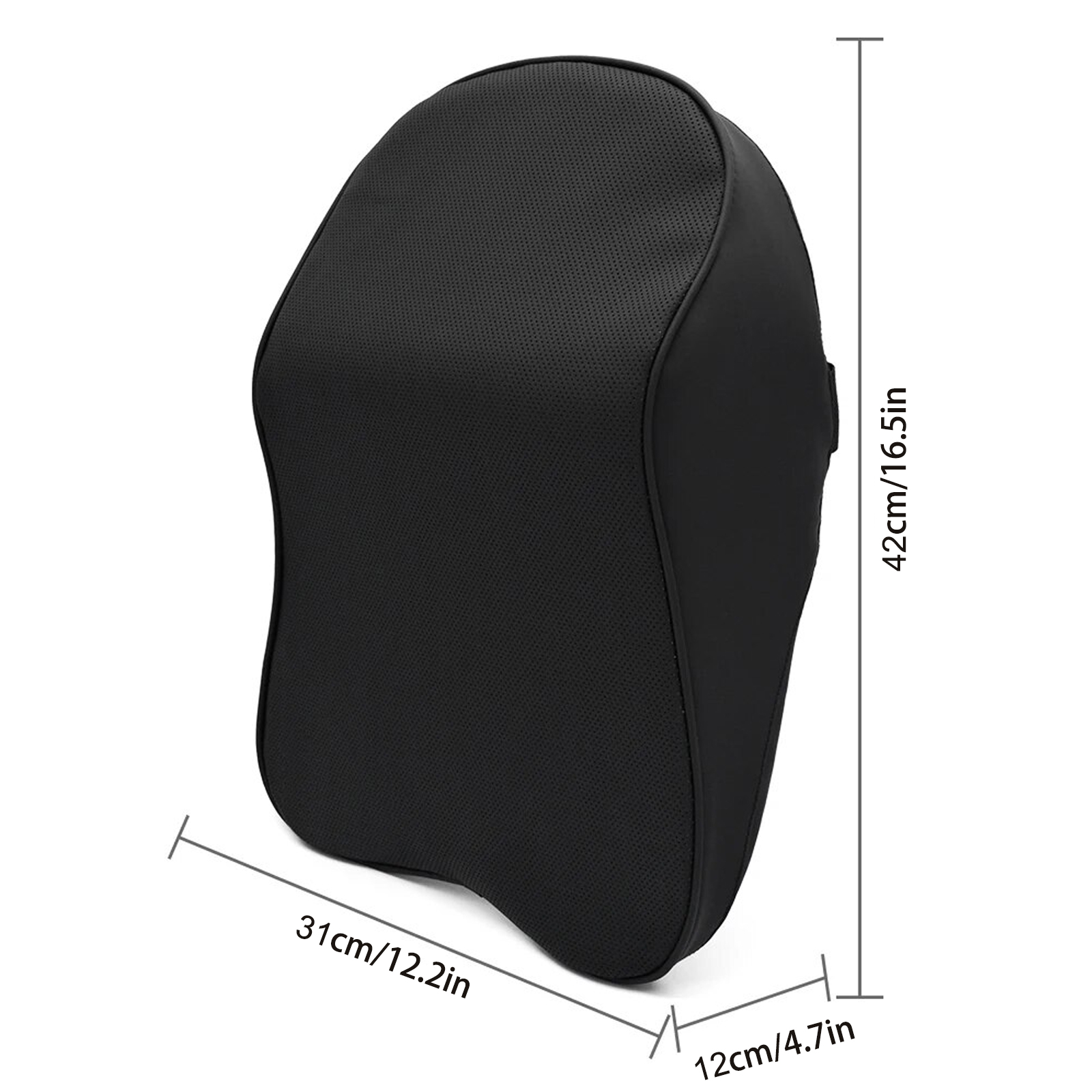 3D Nappa Leather Memory Foam H - Travel Accessories Pillow recension och pris