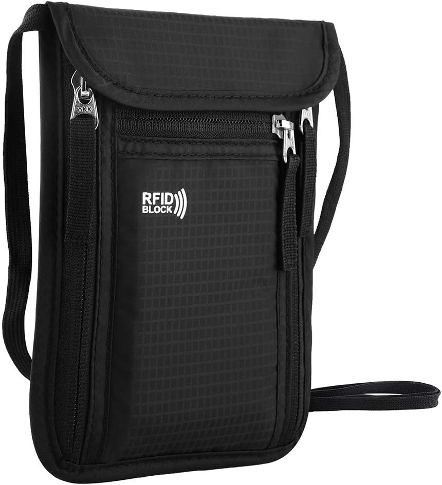 1pc Travel Pouch Neck Wallet F - Travel Accessories Rfid recension och pris