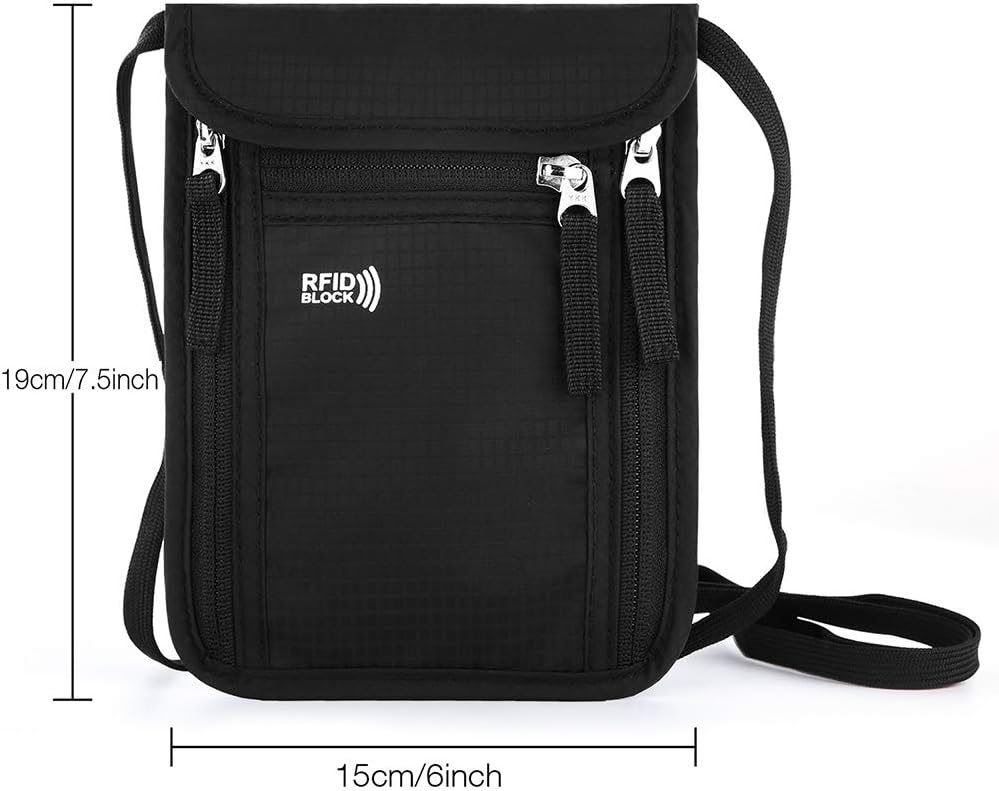 1pc Travel Pouch Neck Wallet F - Travel Accessories Rfid recension och pris