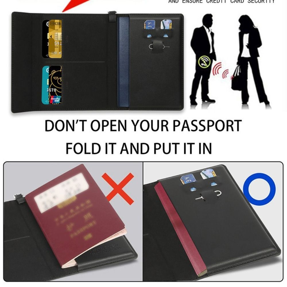 Solid Color Passport Holder RF - Travel Accessories Rfid recension och pris