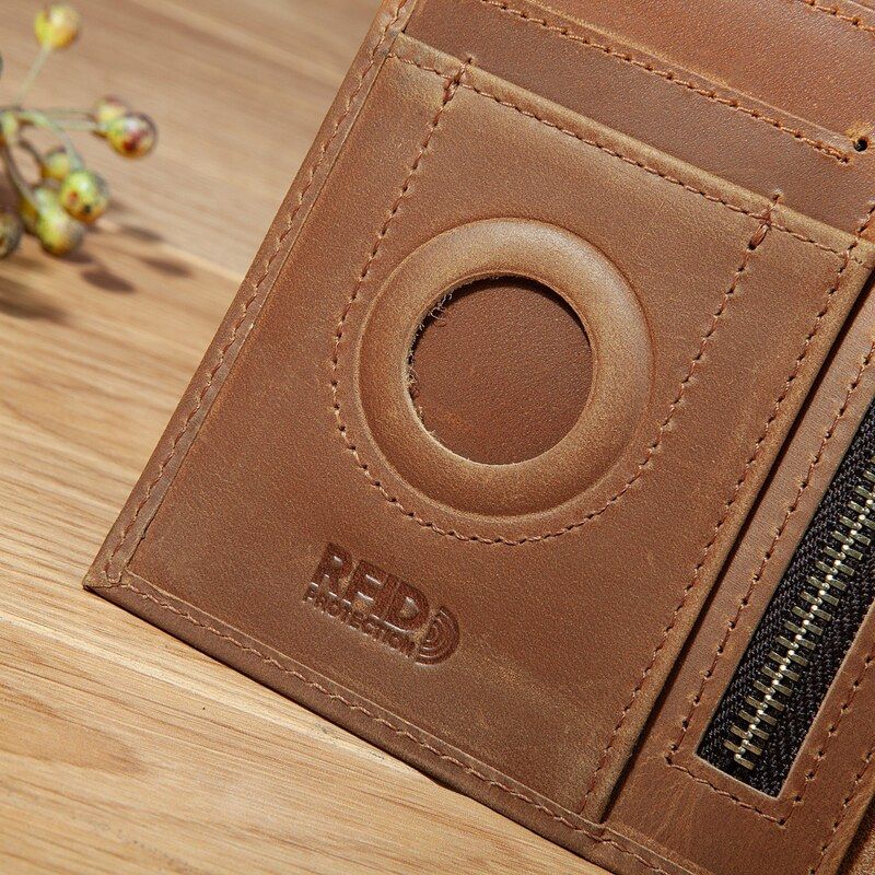 Fashionable Unisex Mad  Leathe - Travel Accessories Rfid recension och pris