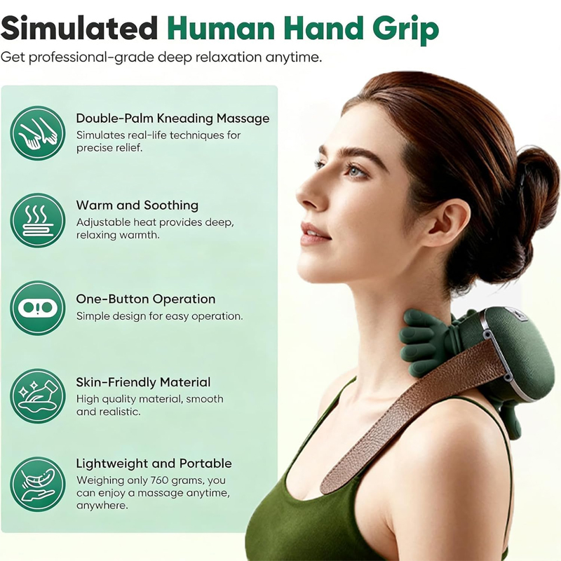 Neck Shoulder Massager, Shiats - Travel Accessories Pillow recension och pris